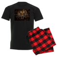 thumbnail image 1 of CafePress - Angry Tiger Breaking Through Glass Pajamas - Men's Dark Loose Fit Cotton Pajama Set, 1 of 7