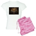 thumbnail image 1 of CafePress - Angry Tiger Breaking Through Glass Pajamas - Women's Light Pajamas, 1 of 4