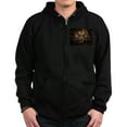 thumbnail image 1 of CafePress - Angry Tiger Breaking Through Glass Zip Hoodie - Zip Hoodie, Classic Hooded Sweatshirt with Metal Zipper, 1 of 4