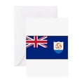 thumbnail image 1 of CafePress - Anguilla Anguillian Flag Greeting Cards - Greeting Card, Blank Inside Matte, 1 of 3