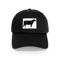 thumbnail image 1 of CafePress - Angus Beef Cow Cap - Adjustable 100% Brushed Unisex Casual Cotton Baseball Cap, Beige, 1, 1 of 2