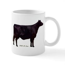 CafePress - Angus Beef Cow Mug - 11 oz Ceramic Mug - Novelty Coffee Tea Cup