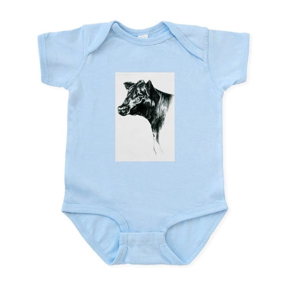 CafePress - Angus Cow Infant Bodysuit - Baby Light Bodysuit, Size Newborn - 24 Months