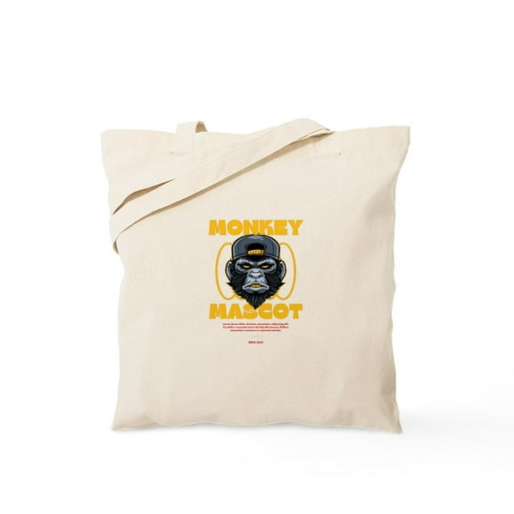 CafePress - Animal Mascots Back To School T Shirt - Unisex Canvas Tote Bag, Beige, 1-Piece