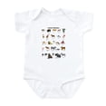 thumbnail image 1 of CafePress - Animal Pictures Alphabet Infant Bodysuit - Baby Light Bodysuit, Size Newborn - 24 Months, 1 of 4