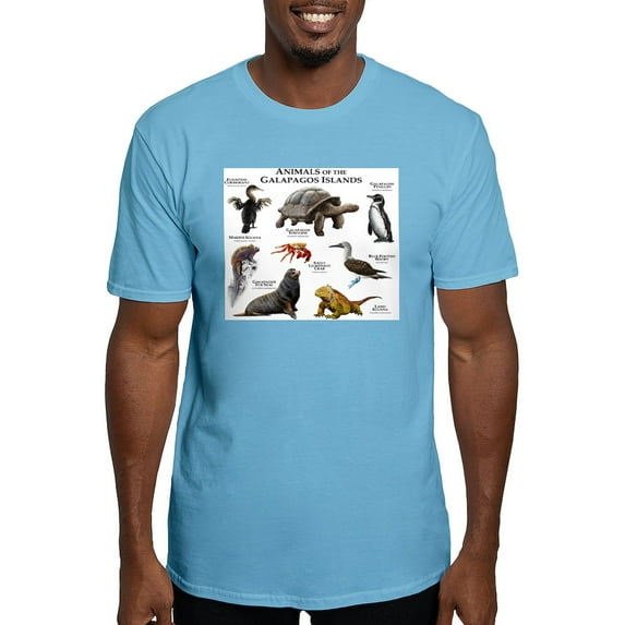 CafePress - Animals Of The Galapagos Islands Fitted T Shirt - Fitted T-Shirt, Vintage Fit Soft Cotton Tee