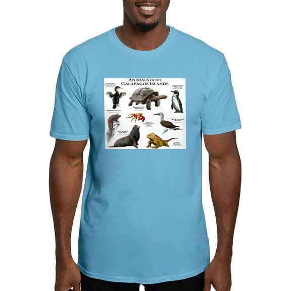 CafePress - Animals Of The Galapagos Islands Fitted T Shirt - Fitted T-Shirt, Vintage Fit Soft Cotton Tee