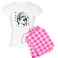 thumbnail image 1 of CafePress - Anime Girl 2 Pajamas - Women's Light Pajamas, 1 of 4