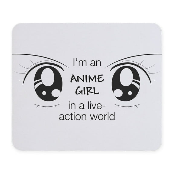 CafePress - Anime Girl Mousepad - Non-slip Rubber Mousepad, Gaming Mouse Pad