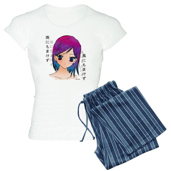 CafePress - Anime Girl - Women's Light Pajamas