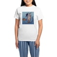 thumbnail image 1 of CafePress - Anime Mermaids Women's Light Pajamas - Women's Short Sleeve Print T-Shirt and Pants Light Cotton Pajama Set, 1 of 7