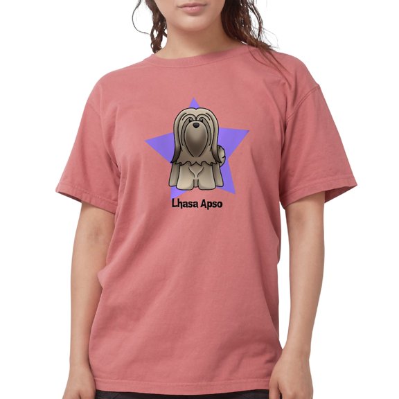 CafePress - Anime Star Lhasa Apso - Womens Comfort Colors® Shirt