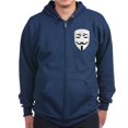 thumbnail image 1 of CafePress - Anonymous Zip Hoodie (Dark) - Zip Hoodie, Classic Hooded Sweatshirt with Metal Zipper, 1 of 4