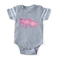 thumbnail image 1 of CafePress - Ant Pink - Cute Infant Baby Football Bodysuit, 1 of 3