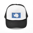 thumbnail image 1 of CafePress - Antarctic Flag - Adjustable Unisex Printed Trucker Hat with Mesh Back, 1 of 8