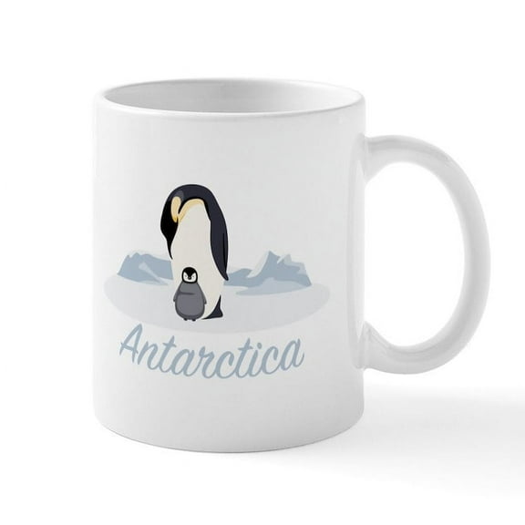 CafePress - Antarctica Mugs - 11 oz Ceramic Mug - Novelty Coffee Tea Cup
