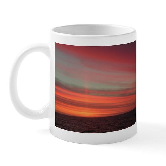 CafePress - Antarctica Sunset 1 Mug - 11 oz Ceramic Mug - Novelty Coffee Tea Cup