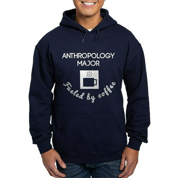CafePress - Anthropology Major Fueled By Coffee Hoodie - Pullover Hoodie, Classic, Comfortable Hooded Sweatshirt