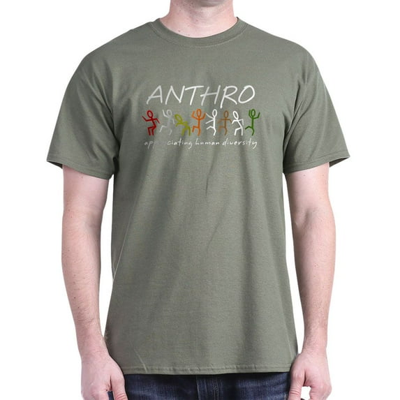 CafePress - Anthropology T Shirt 4 Colors - Men's Classic Graphic Cotton T-Shirt