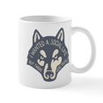 thumbnail image 1 of CafePress - Anti Social Wolf Mug - 11 oz Ceramic Mug - Novelty Coffee Tea Cup, 1 of 4