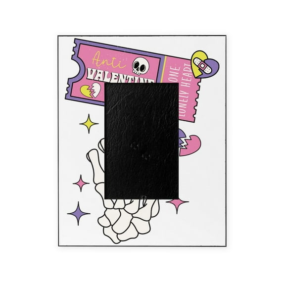 CafePress - Anti Valentine Club Coupon - Decorative 8x10 Picture Frame