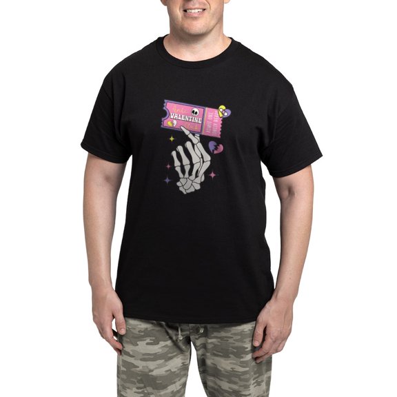 CafePress - Anti Valentine Club Coupon Pajamas - Men's Dark Loose Fit Cotton Pajama Set