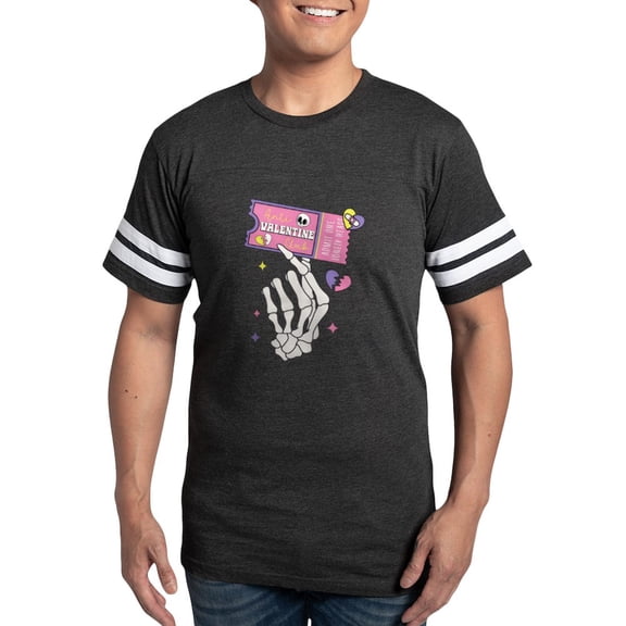 CafePress - Anti Valentine Club Coupon T Shirt - Mens Football Shirt