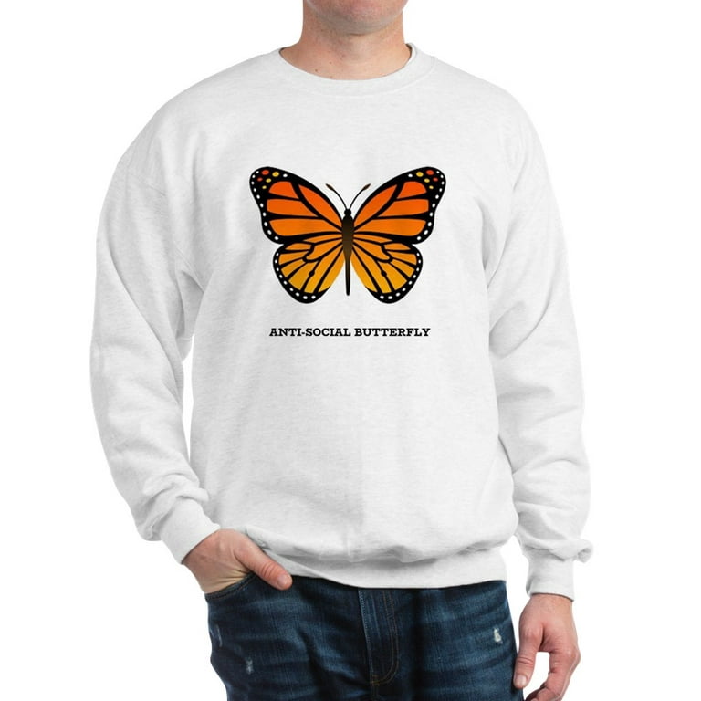 Antisocial butterfly sweatshirt sales