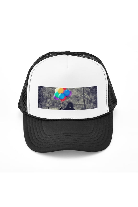 - Ape Balloons - Adjustable Unisex Printed Trucker Hat with Mesh Back