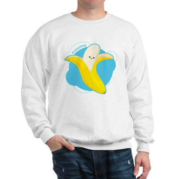 CafePress - Apeeling Sweatshirt - Crew Neck Sweatshirt