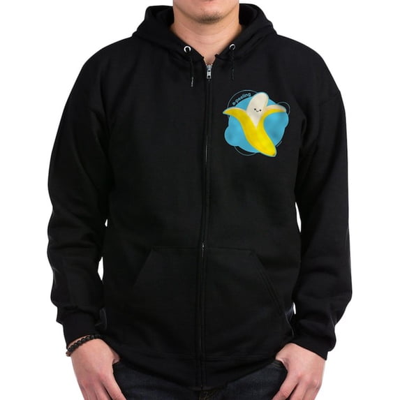 CafePress - Apeeling Zip Hoodie (Dark) - Zip Hoodie, Classic Hooded Sweatshirt with Metal Zipper