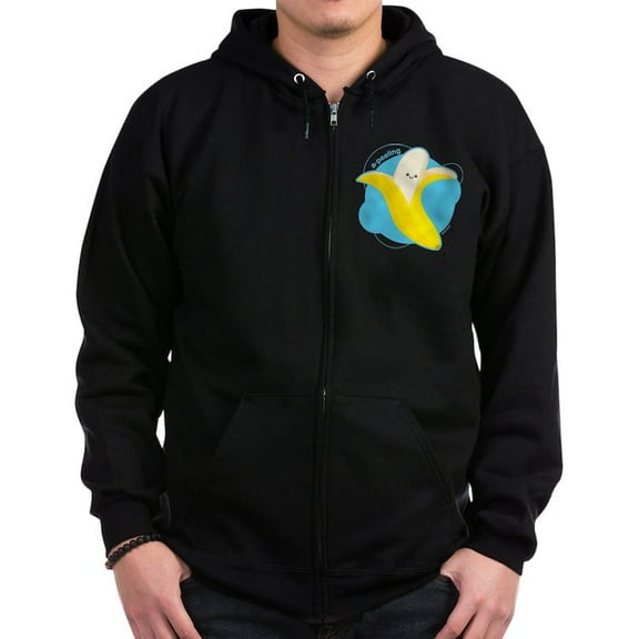 CafePress - Apeeling Zip Hoodie (Dark) - Zip Hoodie, Classic Hooded Sweatshirt with Metal Zipper