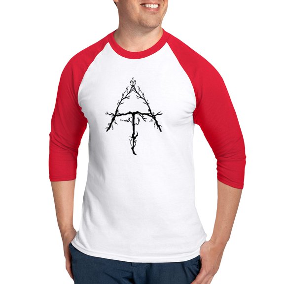 CafePress - Appalachian Trail Twigs Baseball Jersey - Cotton Baseball Jersey, 3/4 Raglan Sleeve Shirt