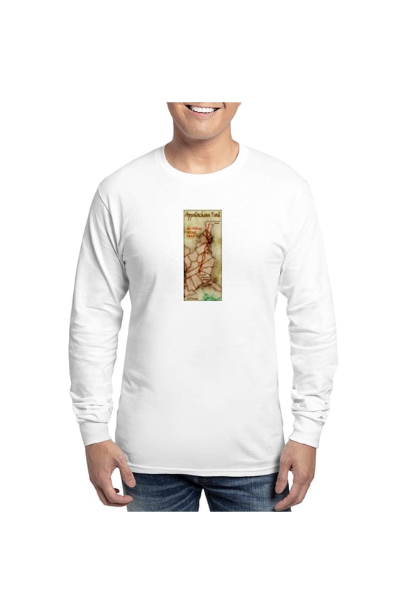 - Appalachian Trail Vert. Antique Long Sleeve T Shir - Unisex Cotton Long Sleeve T-Shirt