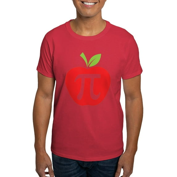 CafePress - Apple Pi Dark T Shirt - Men's Classic Graphic Cotton T-Shirt