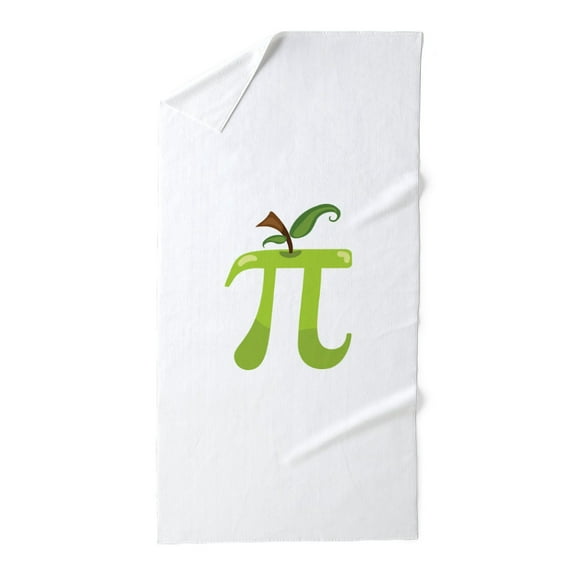 CafePress - Apple Pi - Large Beach Towel, Soft 30"x60" Towel with Unique Design
