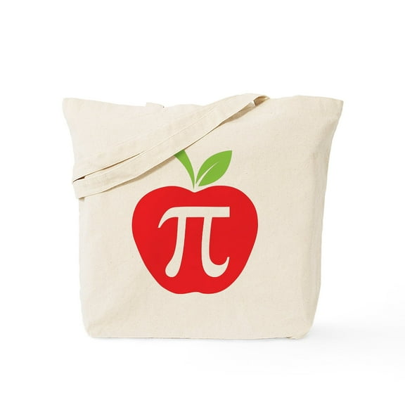 CafePress - Apple Pi Tote Bag - Unisex Canvas Tote Bag, Beige, 1-Piece