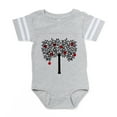 thumbnail image 1 of CafePress - Apple Tree_Bl - Cute Infant Baby Football Bodysuit, 1 of 3