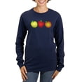 thumbnail image 1 of CafePress - Apples Long Sleeve T Shirt - Women's Long Sleeve Graphic Tee Casual Fit, 1 of 4