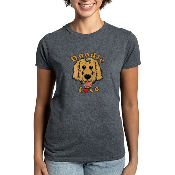 CafePress - Apricot Doodle T Shirt - Women's Traditional Fit Dark T-Shirt