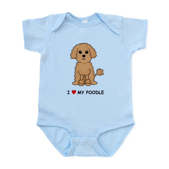 CafePress - Apricot Poodle Infant Bodysuit - Baby Light Bodysuit, Size Newborn - 24 Months