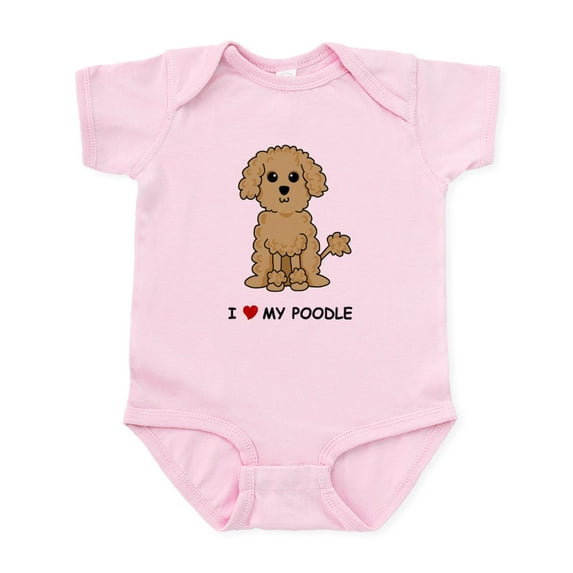 CafePress - Apricot Poodle Infant Bodysuit - Baby Light Bodysuit, Size Newborn - 24 Months