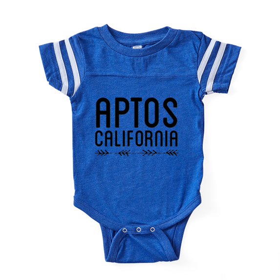 CafePress - Aptos California - Cute Infant Baby Football Bodysuit