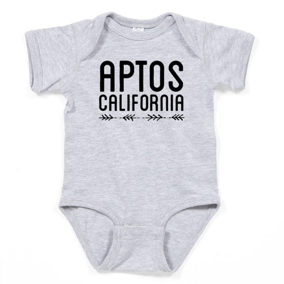 CafePress - Aptos California - Cute Infant Bodysuit Baby Romper - Size Newborn - 24 Months