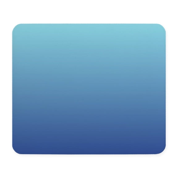 CafePress - Aqua Blue Ombre Mousepad - Non-slip Rubber Mousepad, Gaming Mouse Pad