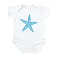 thumbnail image 1 of CafePress - Aqua Blue Starfish Infant Bodysuit - Baby Light Bodysuit, Size Newborn - 24 Months, 1 of 4