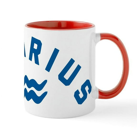 CafePress - Aquarius - 11 oz Ceramic Mug - Novelty Coffee Tea Cup