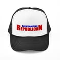 thumbnail image 1 of CafePress - Arab American Republican - Adjustable Unisex Printed Trucker Hat with Mesh Back, 1 of 8