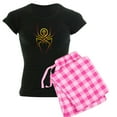 thumbnail image 1 of CafePress - Arachnid Pajamas - Women's Short Sleeve Print T-Shirt and Pants Dark Cotton Pajama Set, 1 of 7