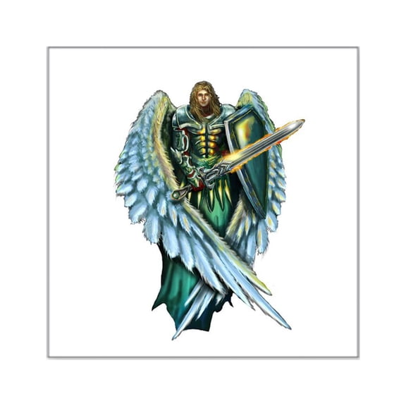 CafePress - Archangel Michael Sticker - Square Sticker 3" x 3"